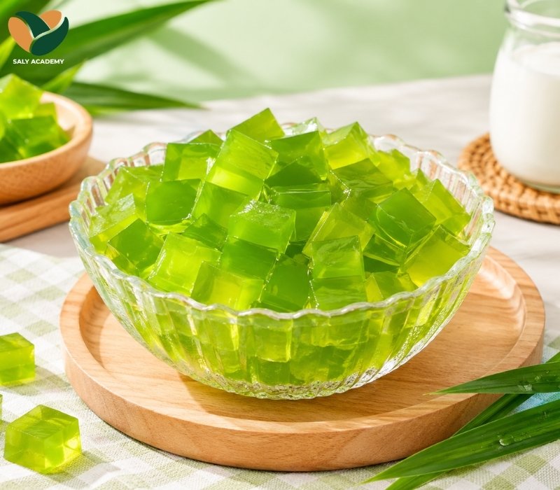Cách làm thạch lá dứa chi tiết, dễ thực hiện Cách làm thạch lá dứa chi tiết, dễ thực hiện