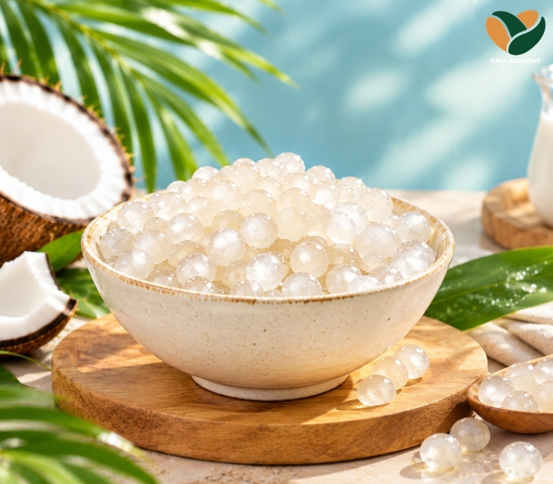 Mẹo pha chế & kiểm soát chất lượng khi làm trân châu dừa Mẹo pha chế & kiểm soát chất lượng khi làm trân châu dừa