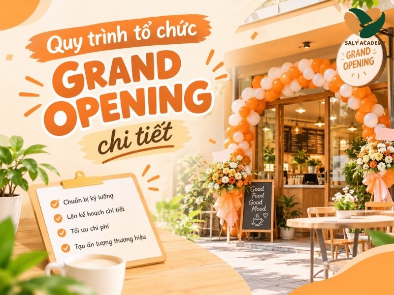 Quy trình tổ chức grand opening chi tiết