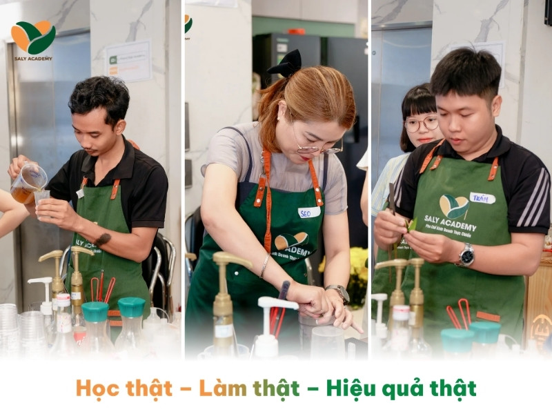 Ngày 21/10 - Khởi đầu với kỹ thuật pha chế trà trái cây