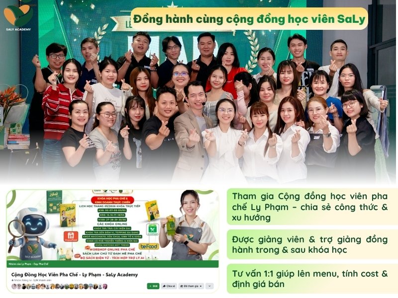 SaLy Academy tiếp tục đồng hành cùng học viên sau tốt nghiệp